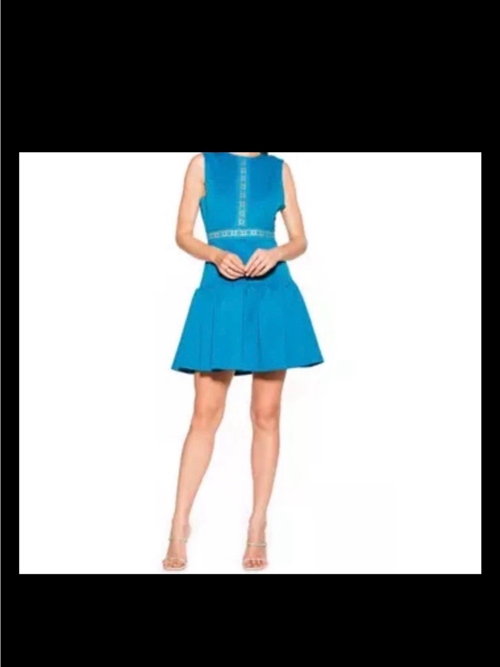 Alexia Admor Bright Teal Sleeveless Mini Dress